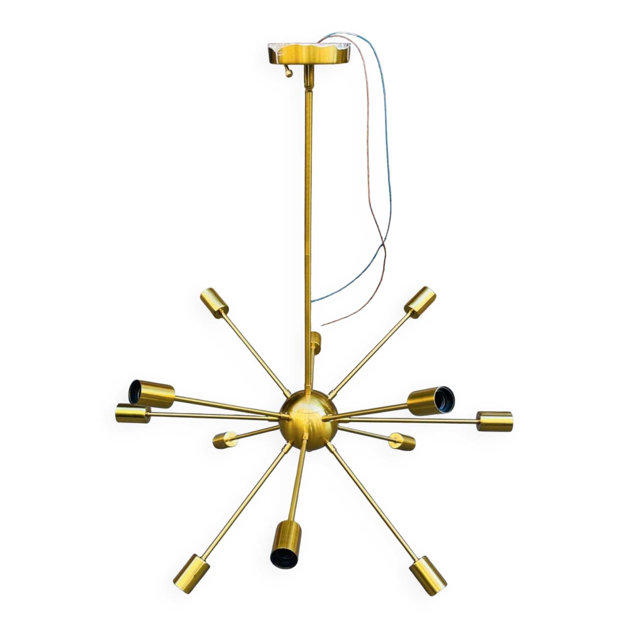 Lampadario Sputnik Anni '70 – 12 Punti Luce