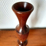 Vase soliflore design en bois