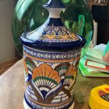 Pharmacy pot signed Florentine ceramic porcelain Italy