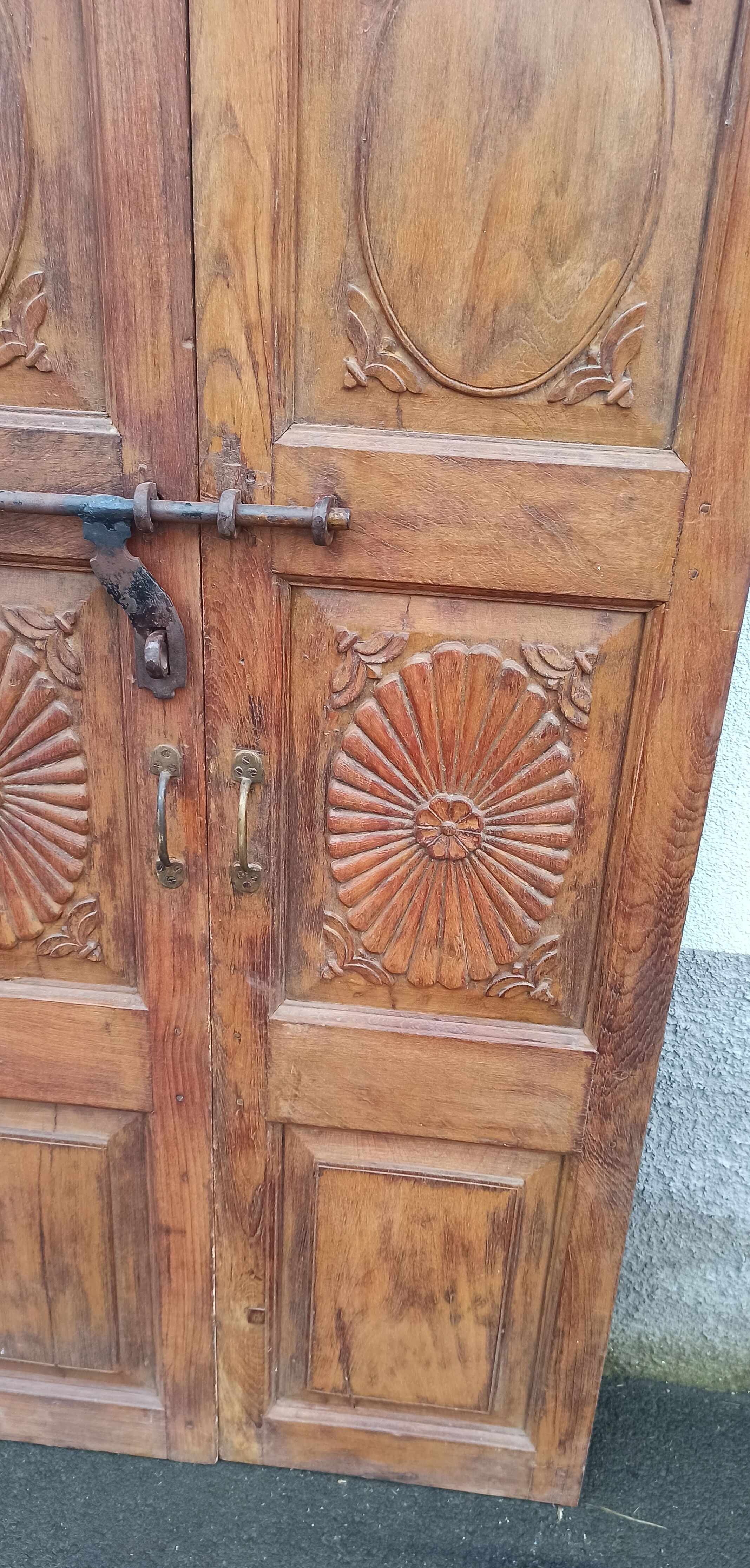 Old wooden door