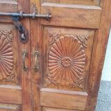 Old wooden door