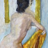 Modern nude signed from 1989