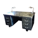 Industrial desk double caissons Roneo