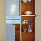 Top buffet in blue formica 60s