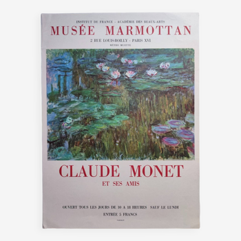 Affiche exposition Claude Monet Musée Marmottan