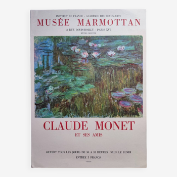 Claude Monet exhibition poster Marmottan Museum