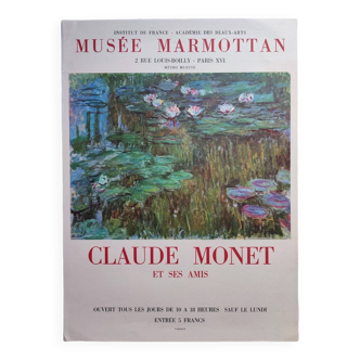 Affiche exposition Claude Monet Musée Marmottan