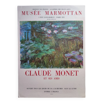 Claude Monet exhibition poster Marmottan Museum