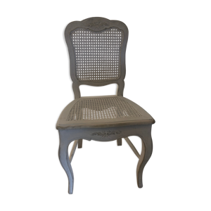 Chaise cannée en pin