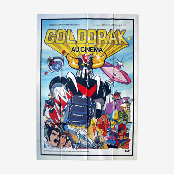Affiche de cinéma originale Goldorak