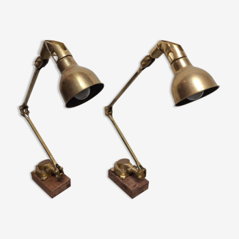 Pair of marine lamps Mek Elek