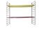Drentea - 'Roomsteel' - wall rack - metal - 60's