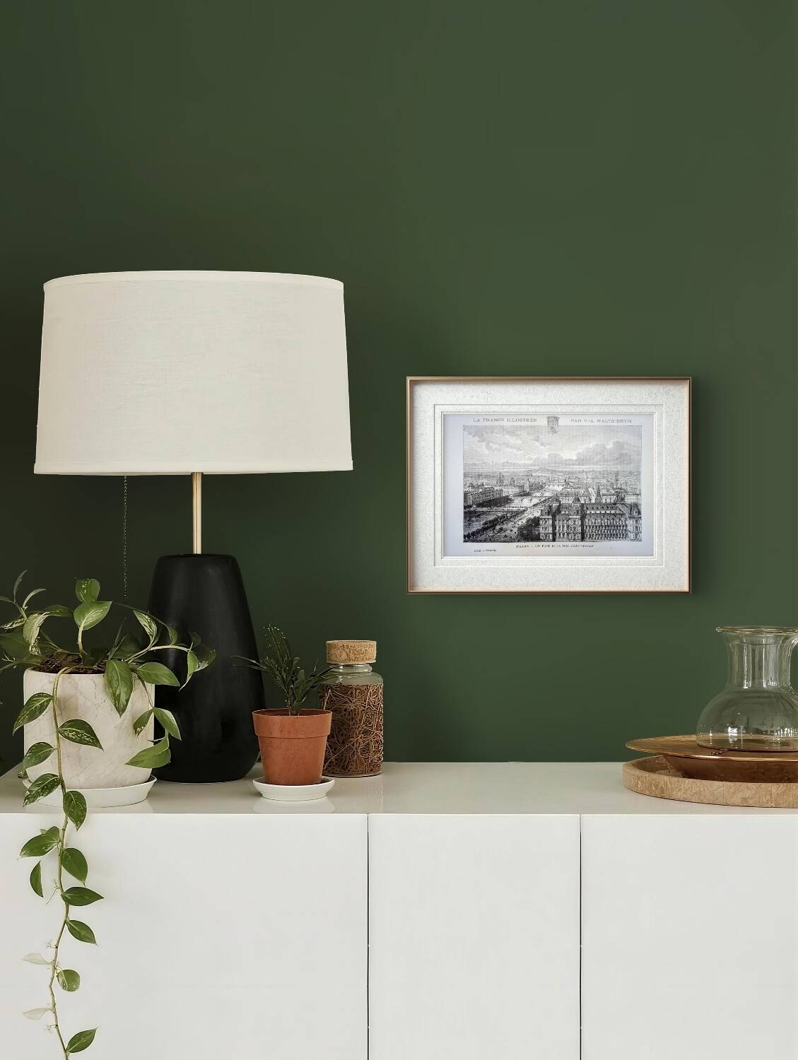 Paris, printed illustration from 1883.