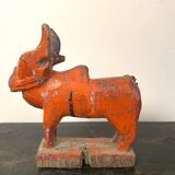 Indian sculpture representing a sacred cow