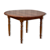 Table ronde en noyer