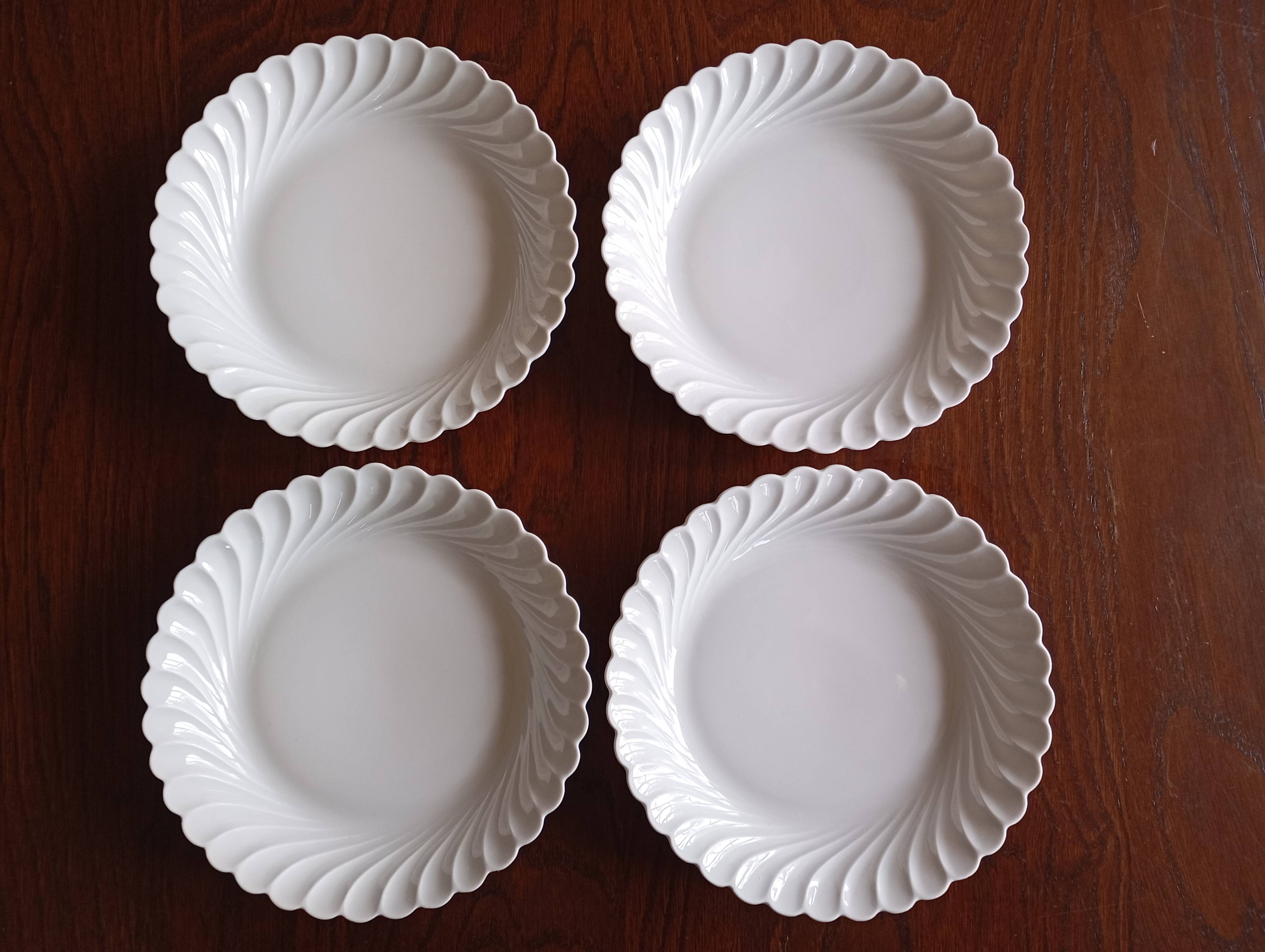 4 Haviland Torse soup plates