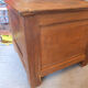 Vintage antique solid tijori teak chest 78x75x69cm