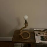 50s rope lamp base