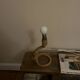 Pied de lampe corde années 50