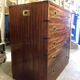 Commode de marine en acajou fabrication vers 1940