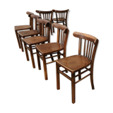 Alsatian bistro chair set
