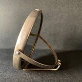 Small old barber's mirror, round, 2 sides, 1930