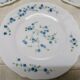 Assiettes arcopal fleurs bleues ancienne vintage lot de 3