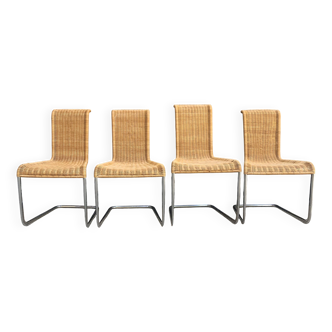 4 Cantilever chairs by Tecta from the 80s