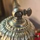 1900 bronze tulip desk or bedside lamp signed vianne 34x22 pretty mod