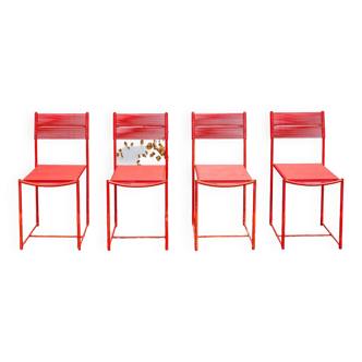 Spaghettis Chair by Giandomenico Belotti for Alias, Italy, 1979, Set of 4
