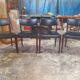 Set 4 vintage scandinavian chairs by zetel behaag