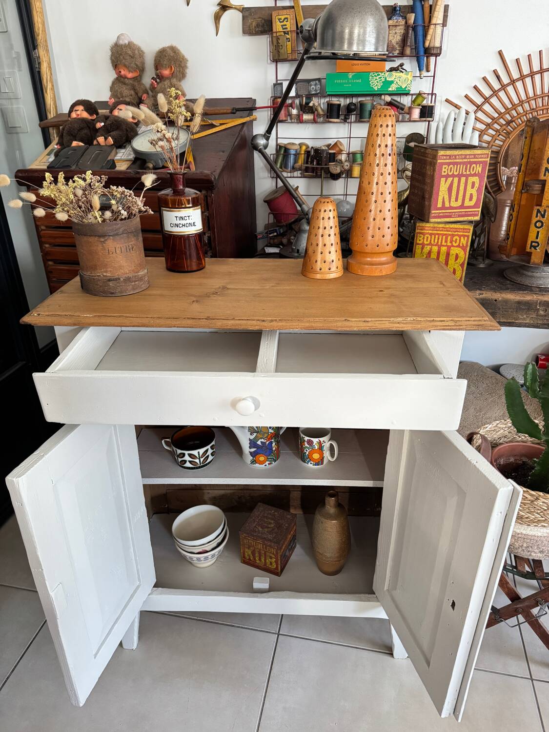 Antique vintage Parisian sideboard