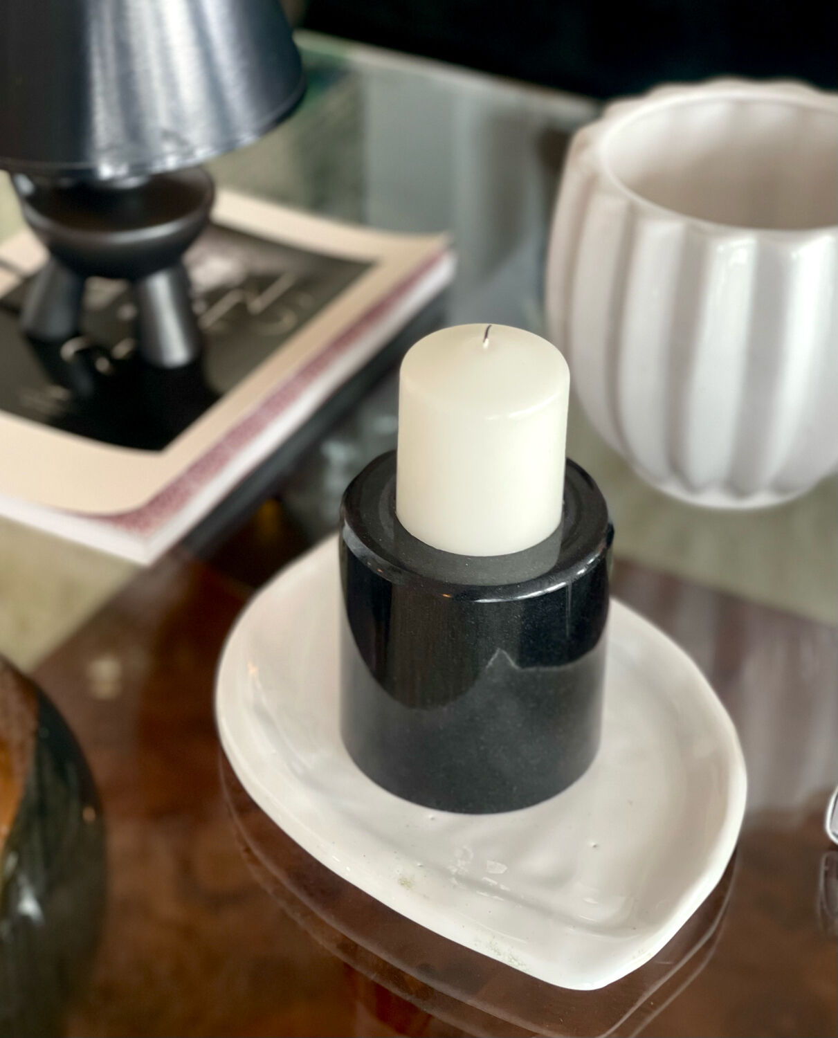 Empty ceramic pocket