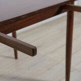 Table à manger en palissandre extensible danoise du milieu du siècle, années 1960