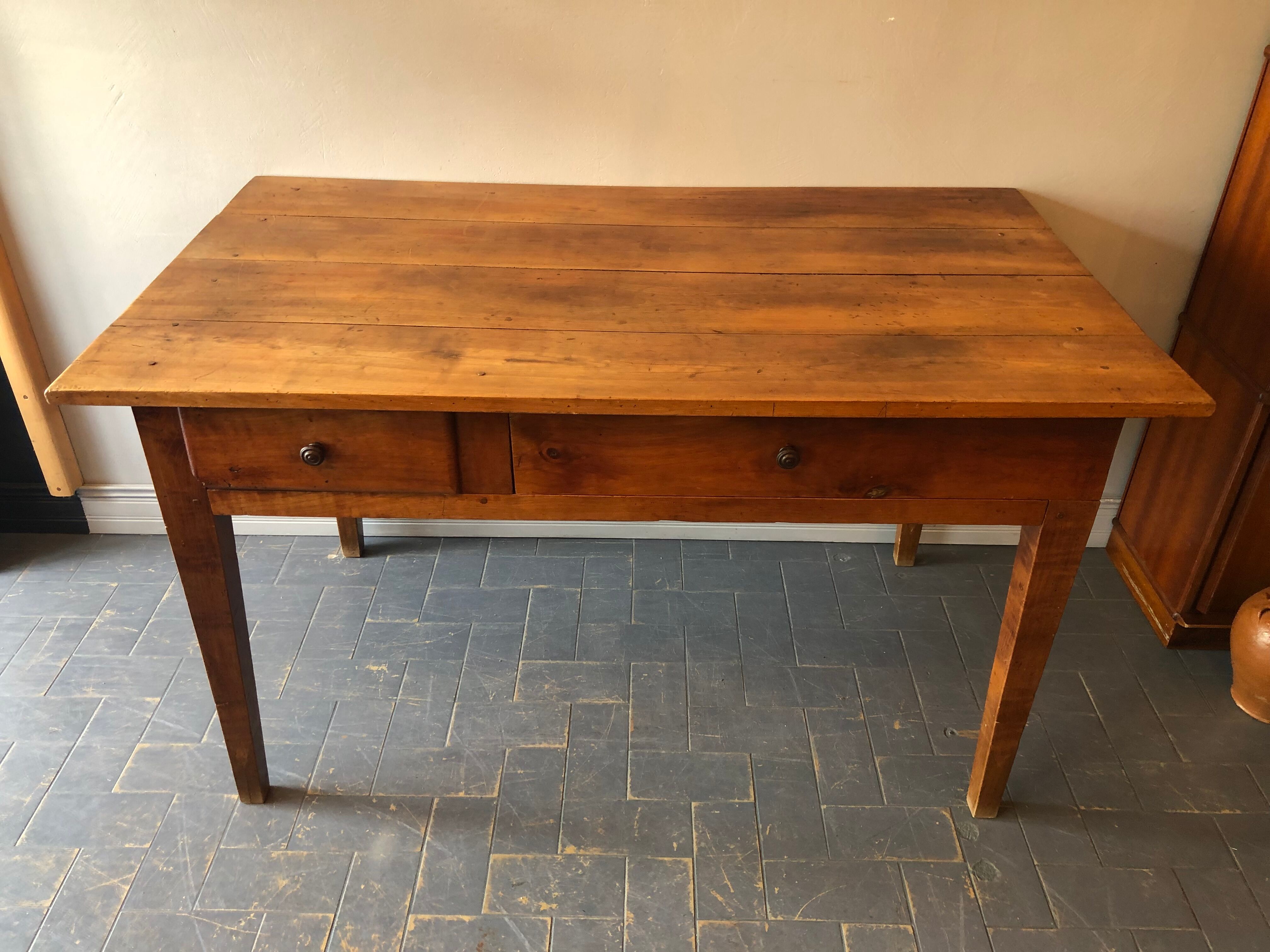 Old farmhouse table