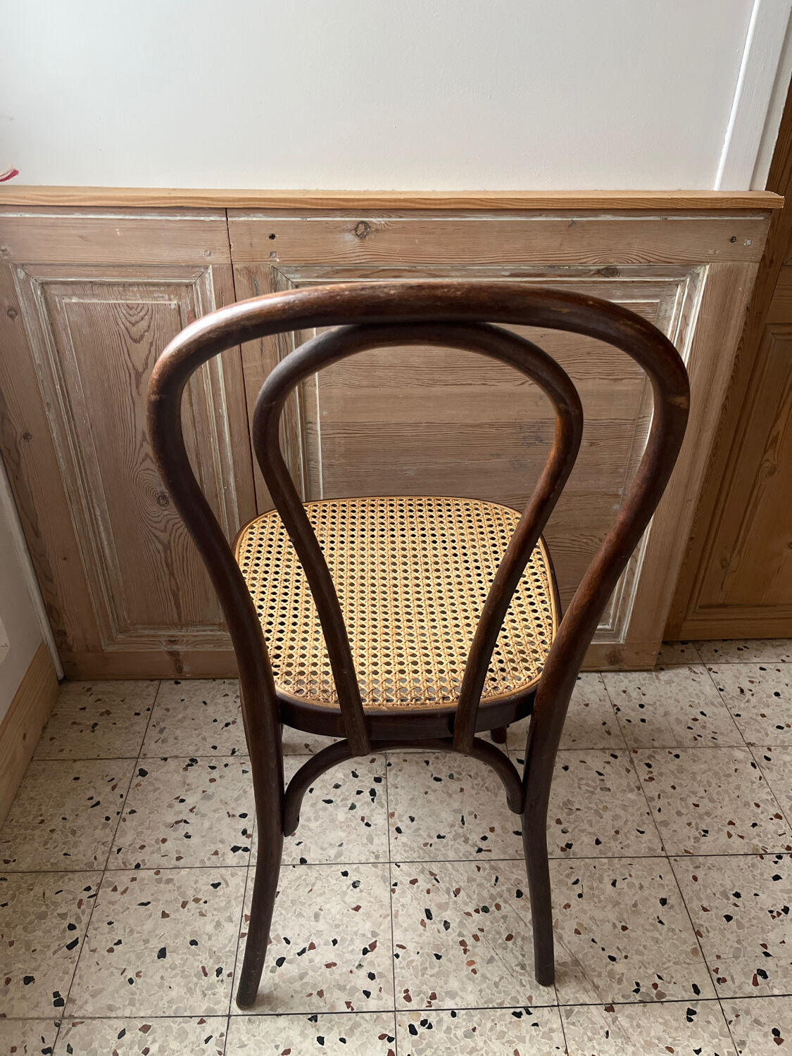 Caned chair