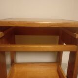 Regain bedside table in solid elm