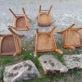 5 bistro chairs, brand Luterma France