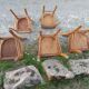 5 bistro chairs, brand Luterma France