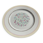 Lot de 6 Assiettes Plates en Porcelaine