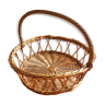 Vintage basket round Osier Large cove