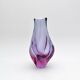 Sommerso Vase Alexandrite Miloslav Klinger ZBS - Vintage Bohemian Glass