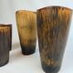 Set of 4 ceramic vases in mid-century modern style by Gunnar Nylund, Rörstrand, Sweden.