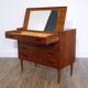 Commode coiffeuse vintage scandinave en teck