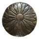 Leather pouf 1970