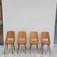 Series of 4 Baumann bistro chairs model Mondor 1950 vintage