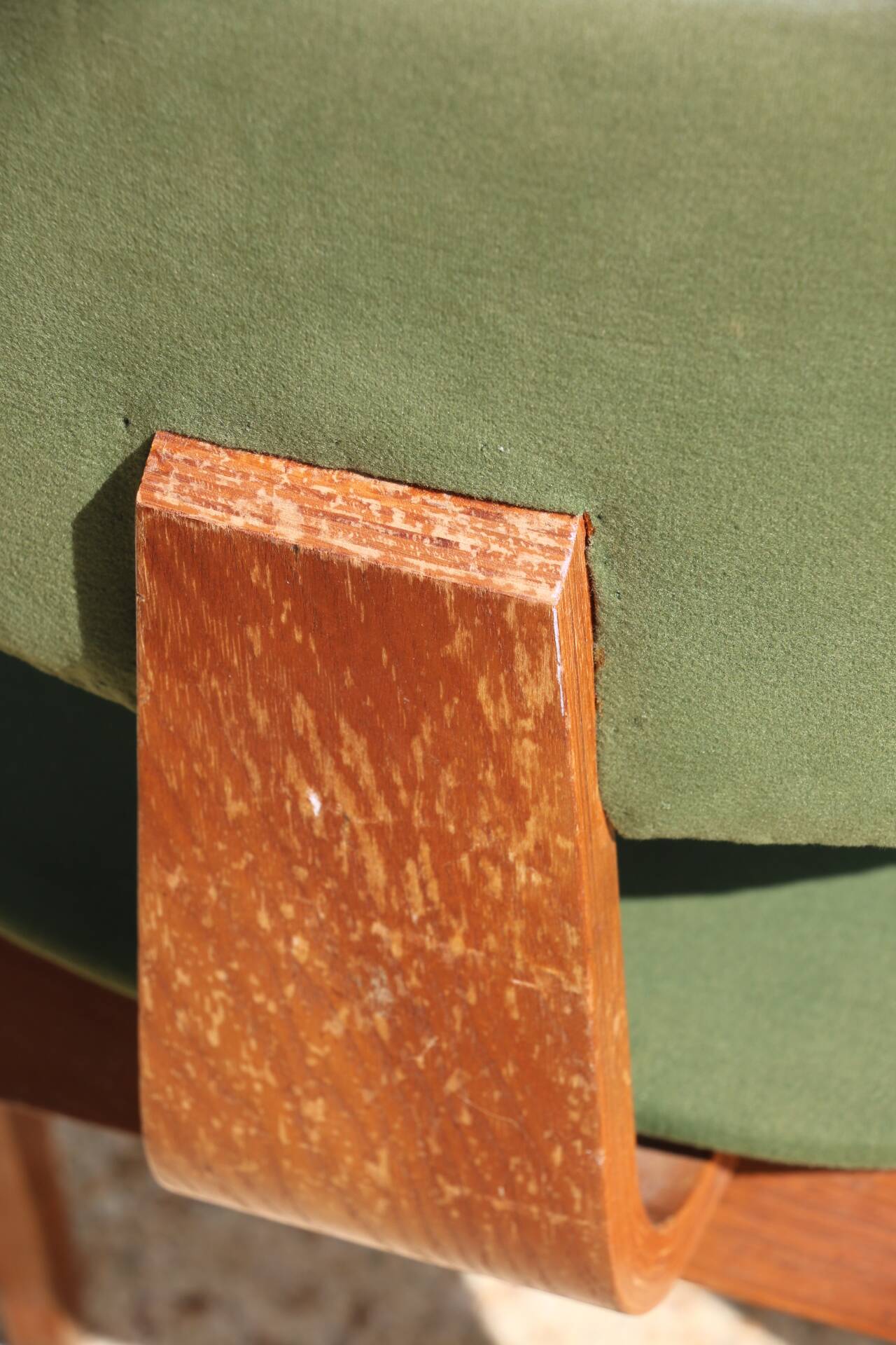 Robin Day chair "HILLESTAK" 1950 green