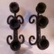 Pair of sconces in wrought iron