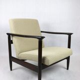 Beige Boucle GFM-142 Armchair by Edmund Homa, 1970s