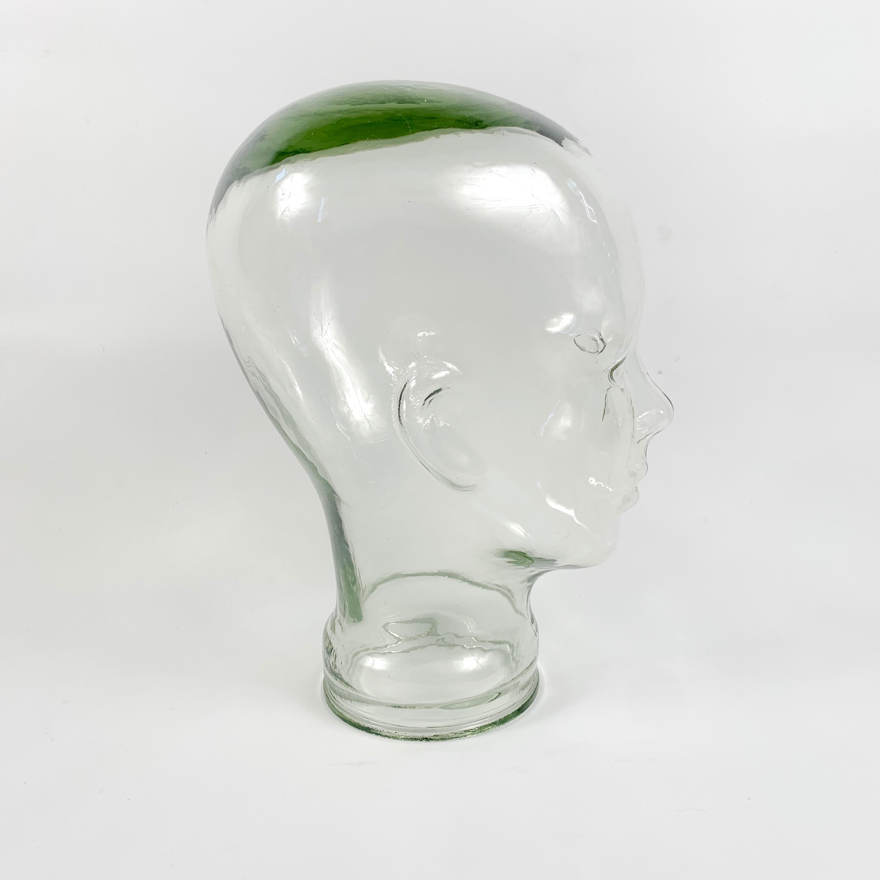 Head hat Marotte in thick glass